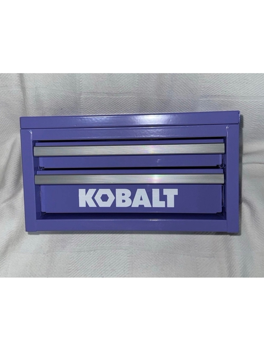 Kobalt small Tool Box in lavender purple finish.